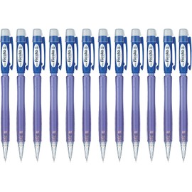 Lapicero Fiesta de Pentel Color Azul 0.5 mm Caja con 12 Piezas- AX105-C