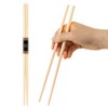 Restaurantware Bambuddha 9.5 Inch To Go Chopsticks 100 Durable Bamboo
