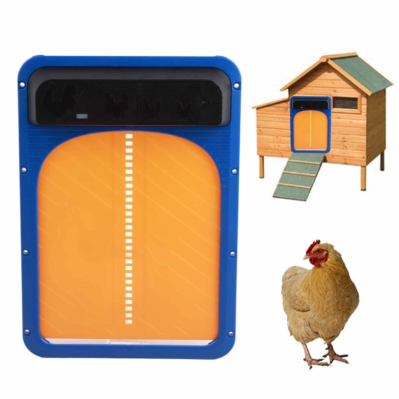 Automatic Chicken Coop Door with Light Sensor Waterproof Induction Chicken