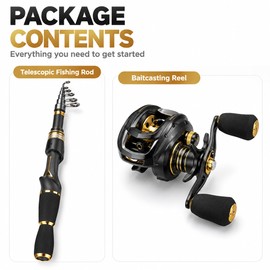 Mini Shrink 31cm Portable Fishing Rod Kit 1.5-2.1M Telescopic Carbon Trave Pole High Speed 7.2:1 Baitcasting Reel Carp Fishing