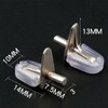 100 x 3mm Shelf Brackets Brackets Brackets for Bookcase Display