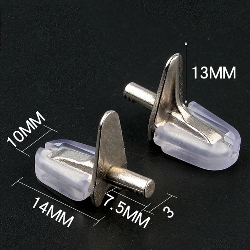 100 x 3mm Shelf Brackets Brackets Brackets for Bookcase Display