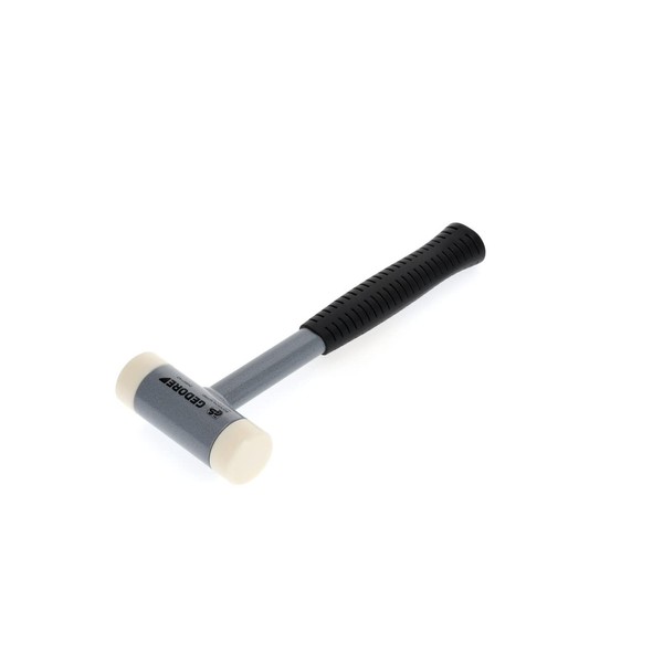 Gedore 8829170 Non-Rebound Soft Hammer, Diameter 40 mm, Steel Tube Handle, Interchangeable Polyamide Heads