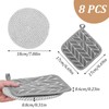 16 Pieces Square Pot Holders Washable Heat Resistant Pocket Mitt