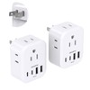 2 Pack US to Japan Travel Plug Adapter, HANYCONY Japan