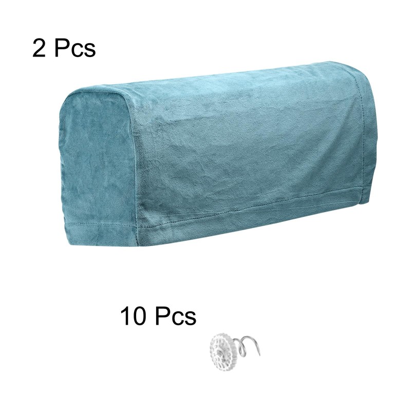 sourcing map 2pcs Stretch Armrest Covers, Couch Arm Covers with