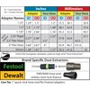 DigitalContrast Hose Adapter, Fits DeWalt DCW600 Cordless Router, Large Window