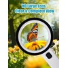 Magnifying Glass with Light - 30X Handheld Magnifying Glasses, 13LED