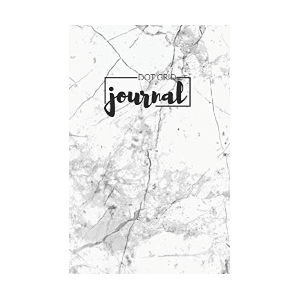 Dot Grid Journal: Marble Notebook with 100 Pages of 5.5
