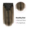 Sassina Yaki Clip in Hair Extensions Real Human Hair Double