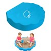 ElevaPulse Sand Shell Cover with Apple Design - Waterproof Protective