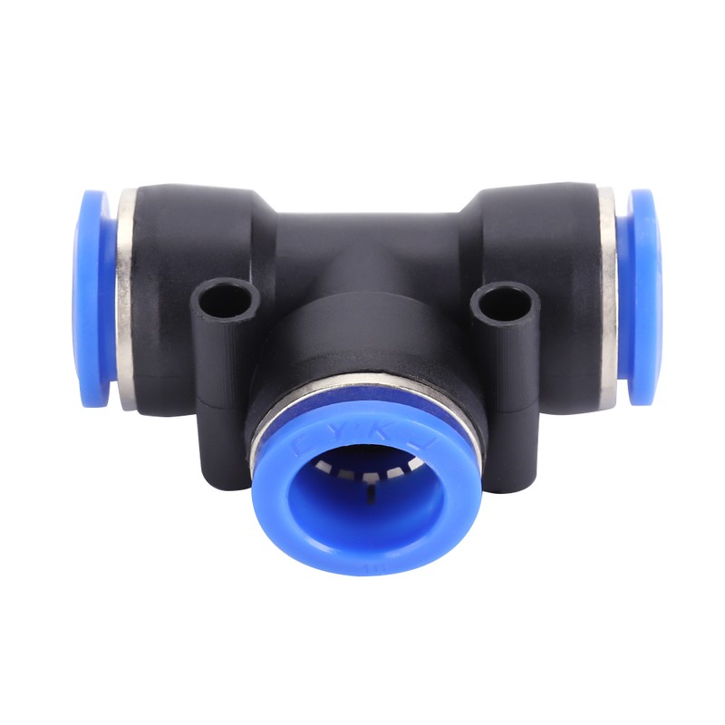 35Pcs OD 4/6/8/10/12/14/16mm Air Hose Pneumatic 3 Way Tee Union