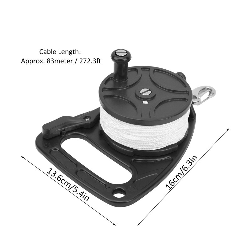 Diving Reel MultiPurpose Portable Diving Equipment with Handle Buckle Combination