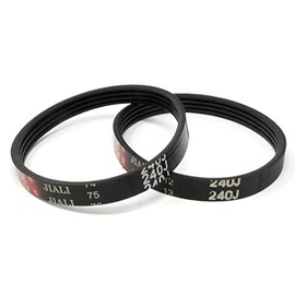 2 Replacement Drive Belts for The Mac Allister 900w Belt Sander MSBS900 MacAllister and The Kinzo PA6 GF35 Belt Sander, PJ240 4PJ240