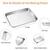 AIKKIL Baking Sheet with Rack Set [2 Sheets + 2