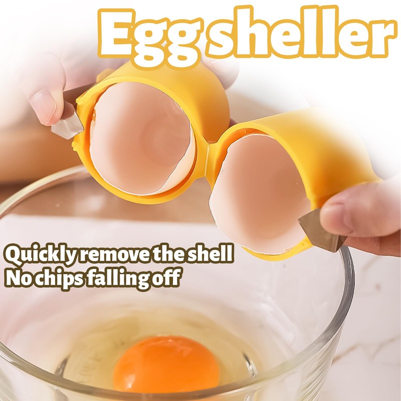 Zolunu Egg Shell Opener 2 Pcs Egg Topper Cutter Tool