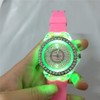 CdyBox Silicone Bling Women Men Watch LED Luminous Colorful Lights