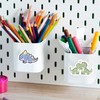 100PCS Cute Dinosaur Small Stickers, Funny Cartoon Animal Aesthetic Decals,