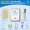 Hibbent All Metal cUPC Certified Shower Head, 10'' High Pressure