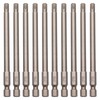 Sipery 10 Pack Torx Bit Set Magnetic Tips Security Tamper