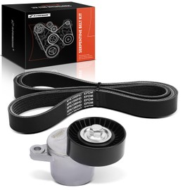 A-Premium Engine Serpentine Belt Drive Kit Compatible with Ford Transit-150 2015, Transit-150 2018-2019, Transit-250, Transit-350, Transit-350 HD & Starcraft Bus Starlite - DOHC V6 3.5L V6 3.7L