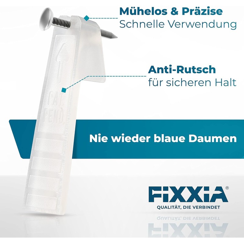 FIXXIA FIXXIA Bildern?gel mit oder ohne Einschlaghilfe, 30 Stck ?2mm,