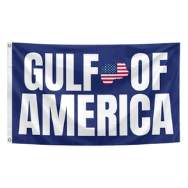 Gulf Of America Flag 3x5 FT Polyester outdoor Canvas Header and Double Stitched with two Brass Grommets