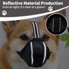 VZU Muzzle for Dogs, Breathable, Reflective, Adjustable Dog Muzzle for