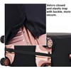 Travel Luggage Cover, Suitcase Protector for 18-28 Inch Luggage (Coffee,