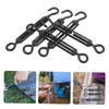 BUGUUYO 5pcs Stainless Steel Turnbuckle Tensioner for Wire Rope Hook