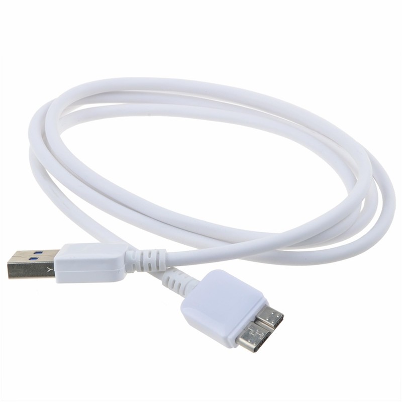 FITE ON White USB 3.0 Data Cable Compatible with Seagate