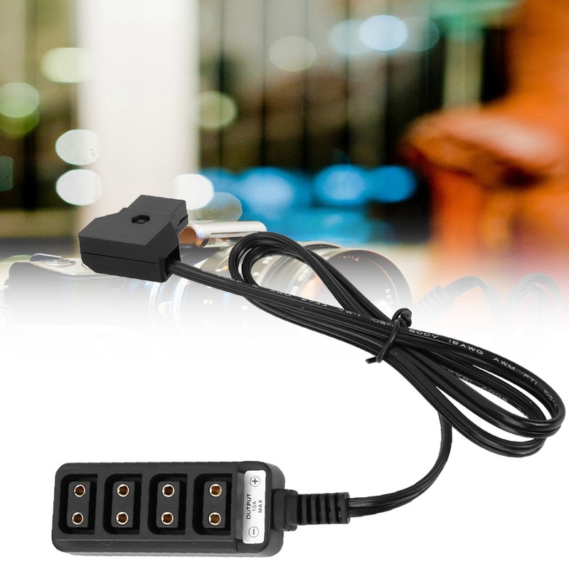 Photography Power Supply Camera 1 to 4 D tap Splitter