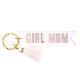 Stephan Baby Small Gift Acrylic Tassel Keychain, 2.5-Inches, Girl Mom