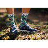 Sox Footwear Lemur Crew Socks, Multi-colour