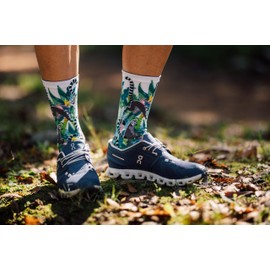 Sox Footwear Lemur Crew Socks, Multi-colour