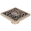 10x10cm Floor Drain Antique Copper Anti Odor Bathroom Floor Drainer