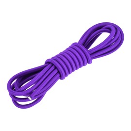DMiotech 6mm Shock Cord, 3 M Purple Bungee Cord Tent Pole Shock Cord Round Elastic Kayak Rope Stretch String Marine Grade Heavy Polyester for DIY Projects Tie Downs