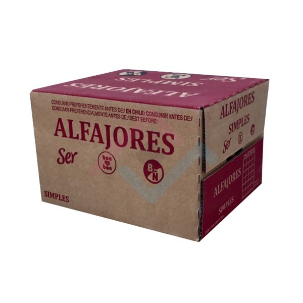 Bon o Bon Alfajor White Chocolate Filled with Peanut Cream Wholesale Bulk Box, 40 g / 1.4 oz ea (box of 40 count)