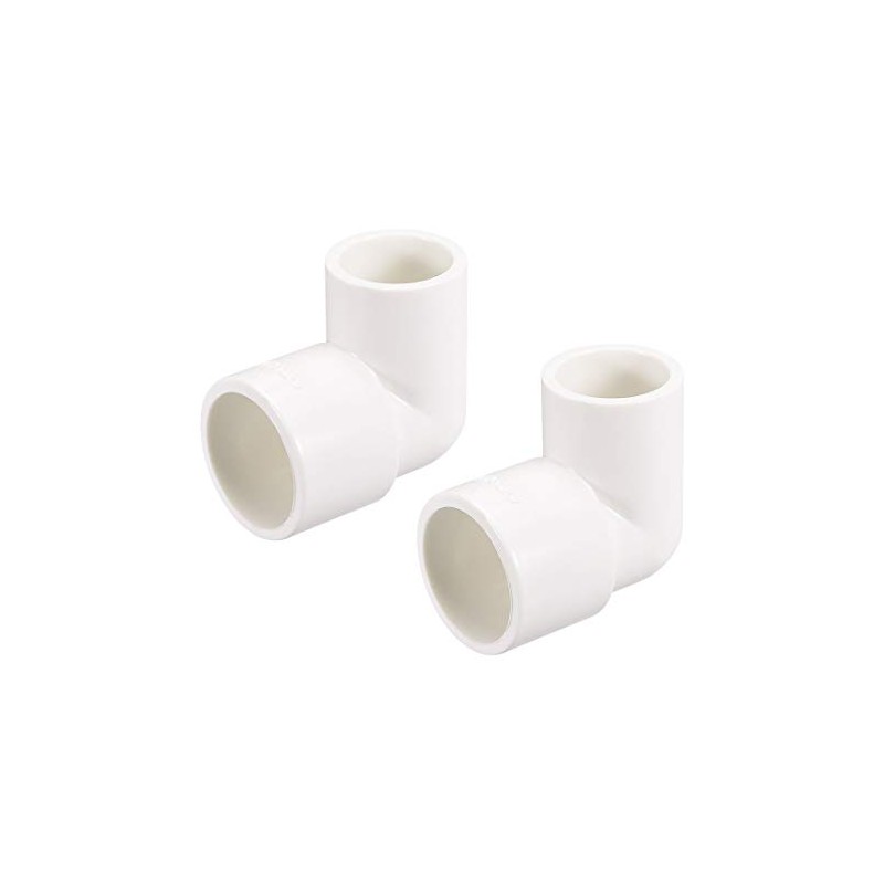 sourcing map PVC Pipe Fitting 90 Degree Elbow Schedule 40