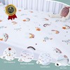 Sava Kids Natural Cotton Crib Mattress Protector and Sheet, All