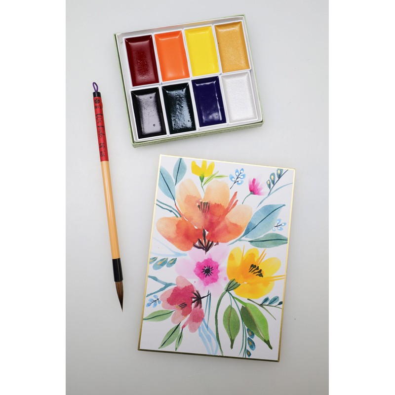 Yasutomo Gansai y Shikishi Kit, suministros para artes y manualidades