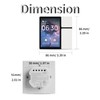 TONGOU DIY WiFi Smart Switch, 3-Switch Smart Home Control Panel