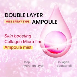 Ampolla facial Ultra Collagen Ampolla para piel húmeda y radiante – Spray hidratante coreano para el cuidado de la piel con niacinamida y retinol, nie
