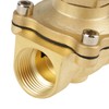 3/4 Inch DC 12 V Brass Solenoid Valve Powerless Open