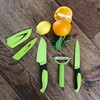 Jean-Patrique 3 Piece Chef’s Knifes Non-Stick Green & Black Prep