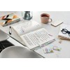 Post-it® Pastel Color Tabs, Gradient Blue, Pink, Clear, 36 Tabs/Pack