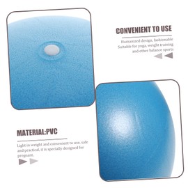 WOONEKY 9 Inch Gym Pilates Ball Small Exercise Ball for Core Workout Yoga Accessory Home Workout Tool