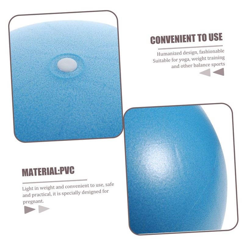 WOONEKY 9 Inch Gym Pilates Ball Small Exercise Ball for