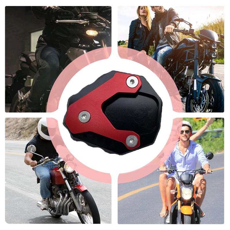 Motorcycle Kickstand Shoe | Motorcycle Parts,Anti-Slip Bracket Stand Side Support