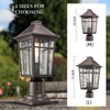 Darkaway Outdoor Post Lights Lamp Post Light Fixture, Waterproof Aluminum